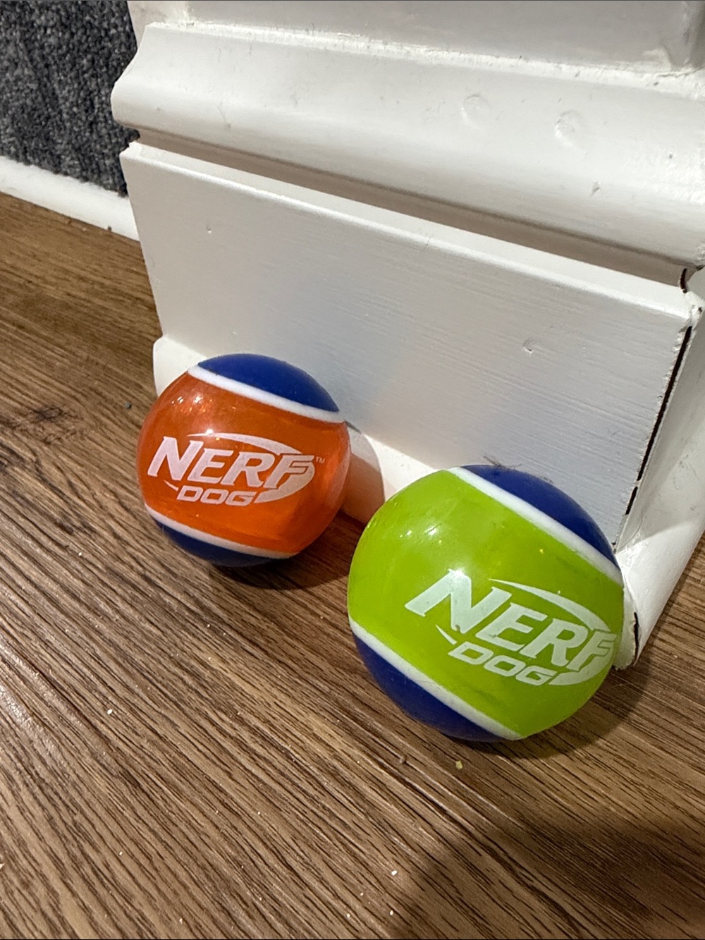 Nerf Dog Bright Green & Orange Tennis-Style Fetch Balls